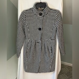 Bitten Sarah Jessica Parker Women Houndstooth wool Blend Black Y2K Size Medium